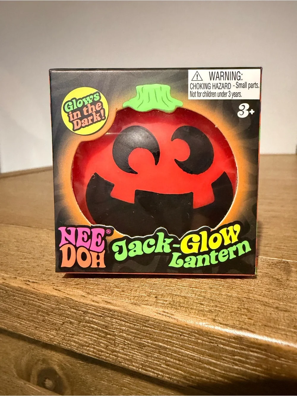 NeeDoh Jack Glow Lantern - Orange - Ships Fast